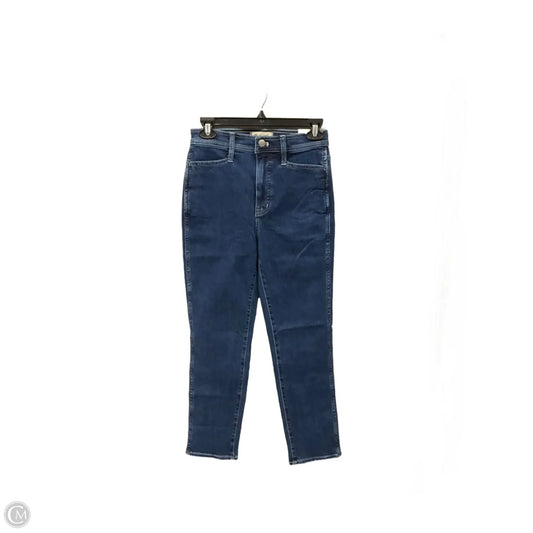 Jeans Skinny By Madewell In Blue Denim, Size: 0