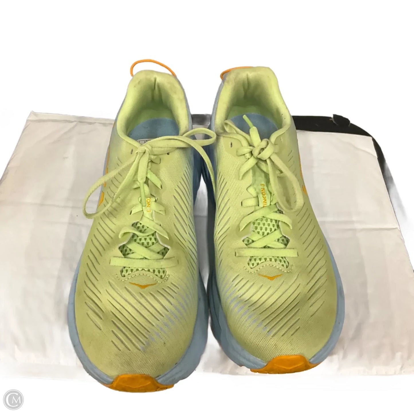 Shoes Athletic By Hoka In Green, Size: 8