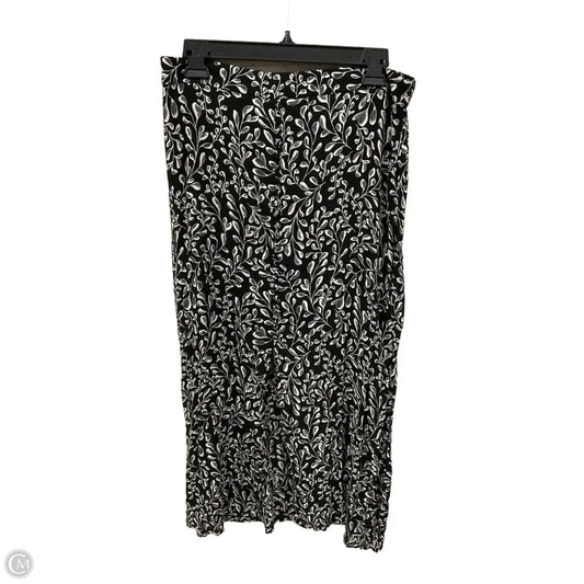 Skirt Maxi By J. Jill In Black & White, Size: S