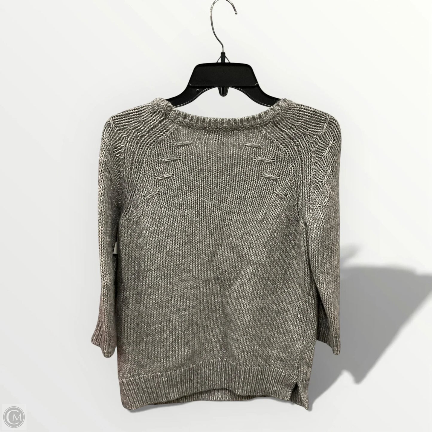 Sweater By Ann Taylor In Grey, Size: Sp