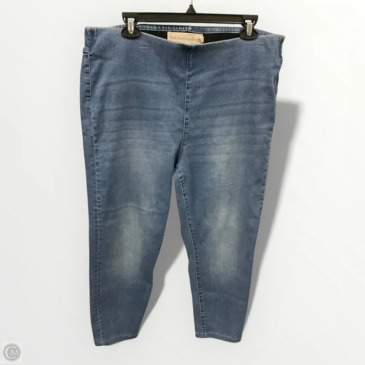 Jeans Jeggings By Soft Surroundings In Blue Denim, Size: 16