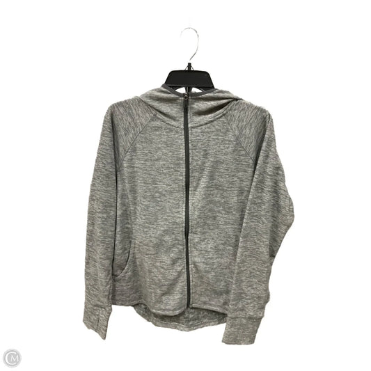 Athletic Jacket By Tek Gear In Grey, Size: Lp
