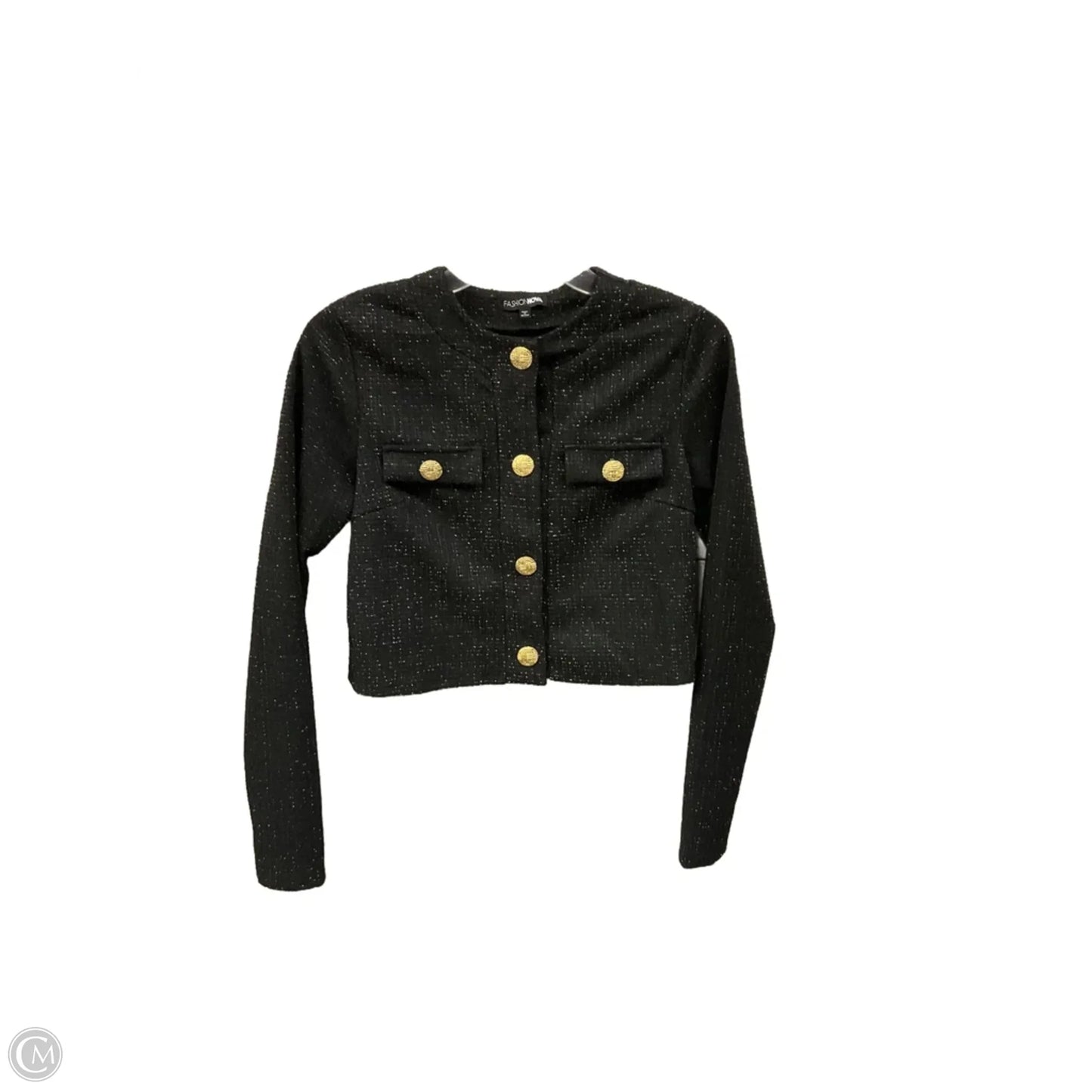 Top 2pc Long Sleeve By Fashion Nova In Black, Size: Xs