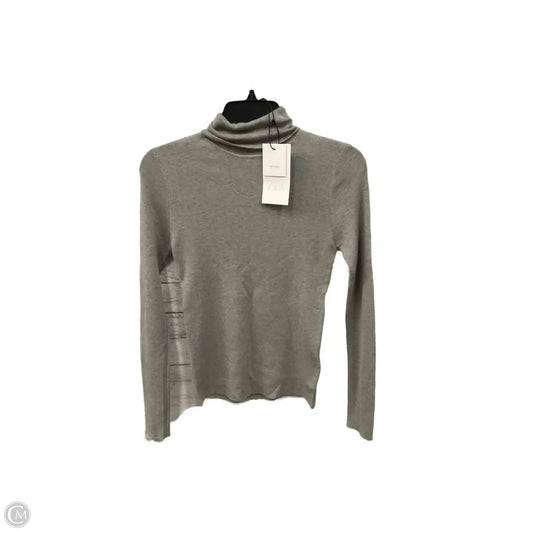 Top Long Sleeve Basic By Zara In Grey, Size: S