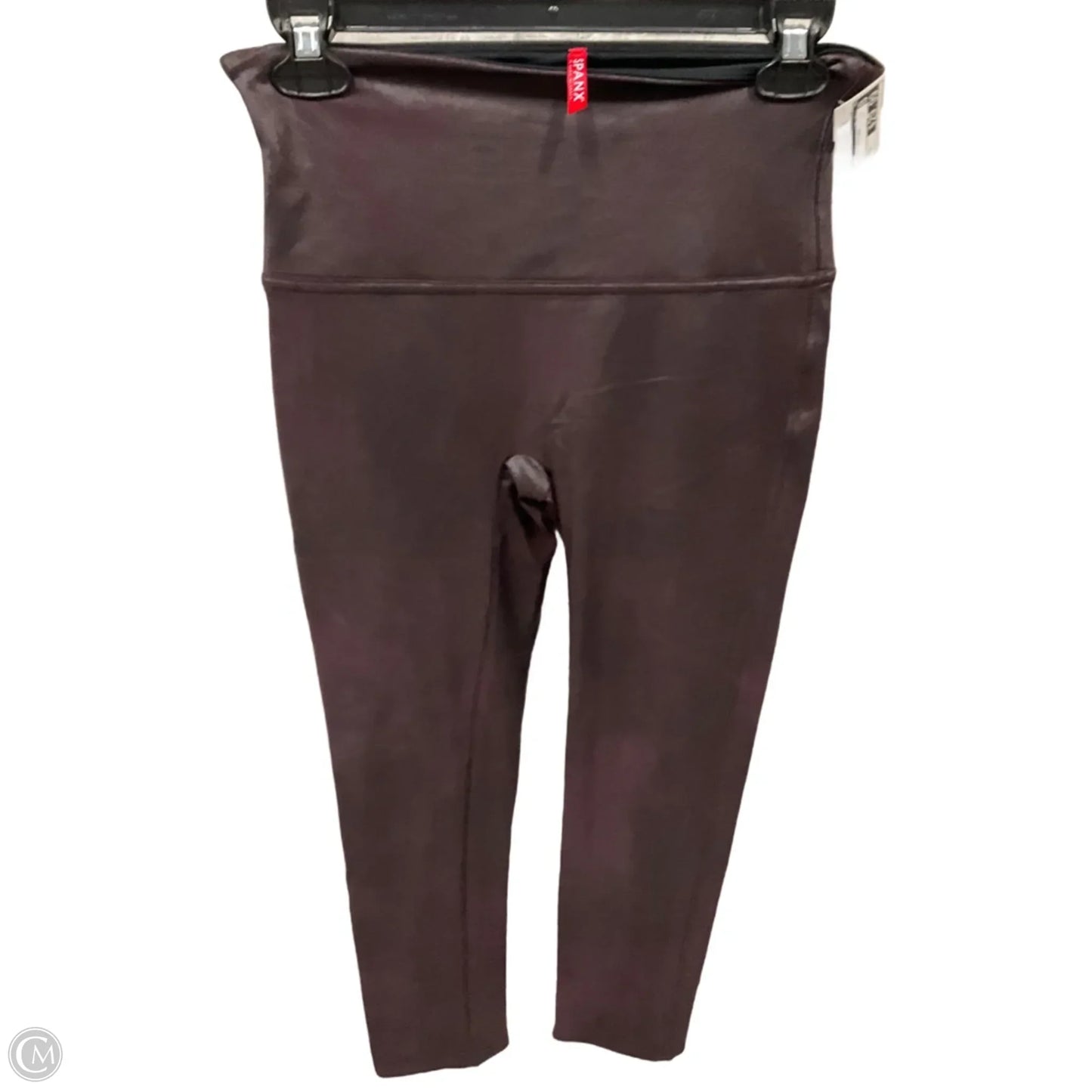 Athletic Leggings By Spanx In Purple, Size: L