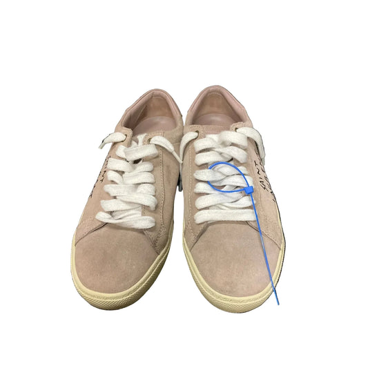 Shoes Luxury Designer By Yves Saint Laurent In Taupe, Size: 8.5