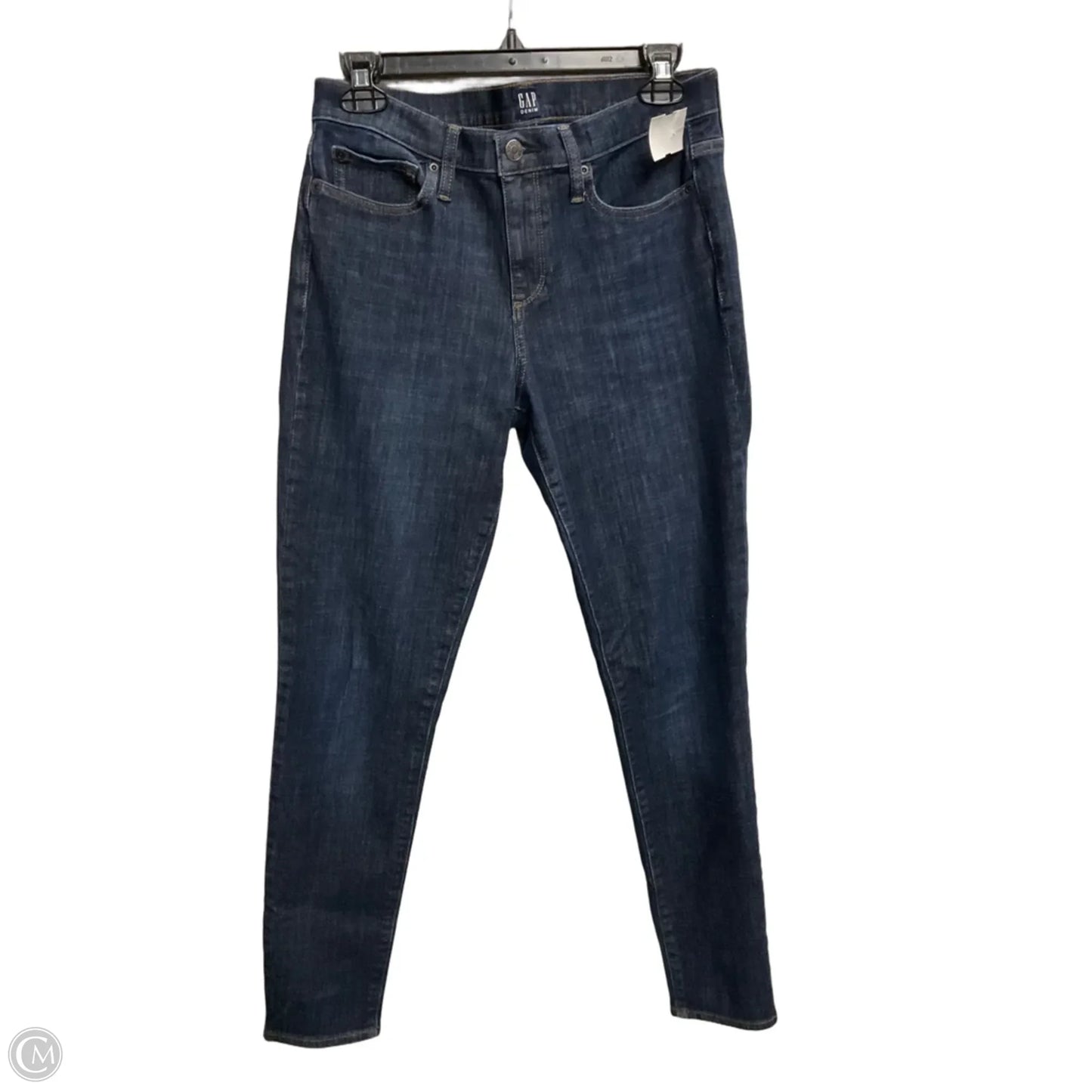 Jeans Skinny By Gap In Blue Denim, Size: 6
