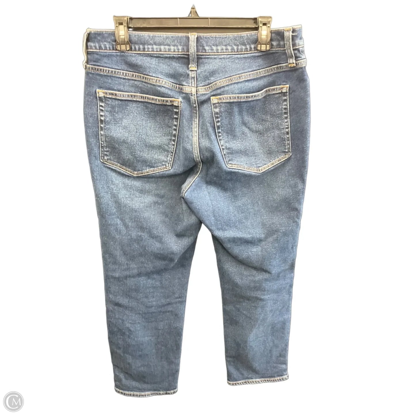 Jeans Straight By J. Crew In Blue Denim, Size: 8