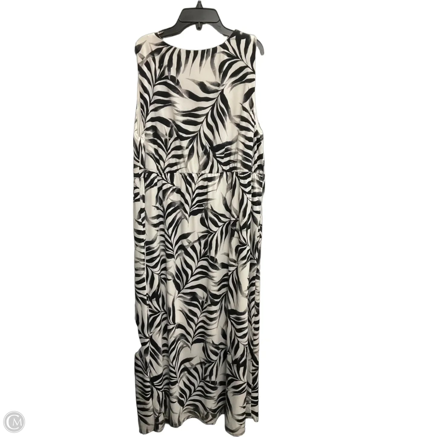 Dress Casual Maxi By Soma In Black & White, Size: Xxl