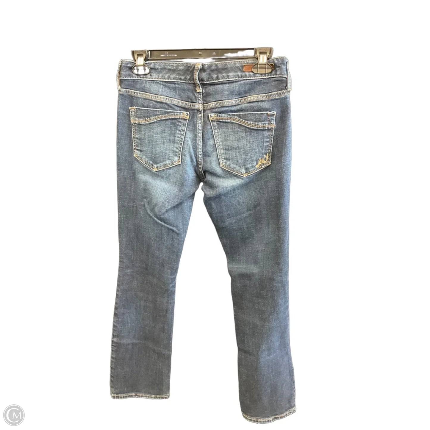 Jeans Boot Cut By Express In Blue Denim, Size: 2