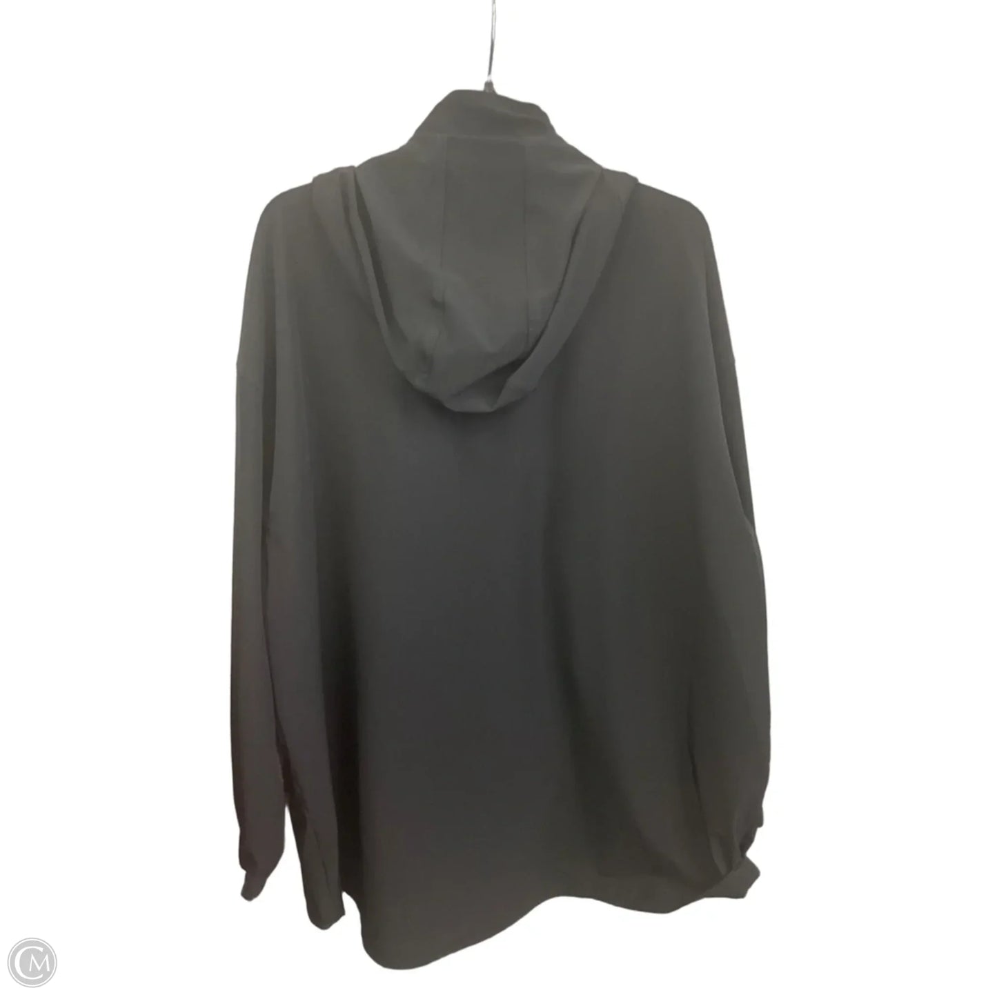 Jacket Windbreaker By Chicos In Black, Size: Xl