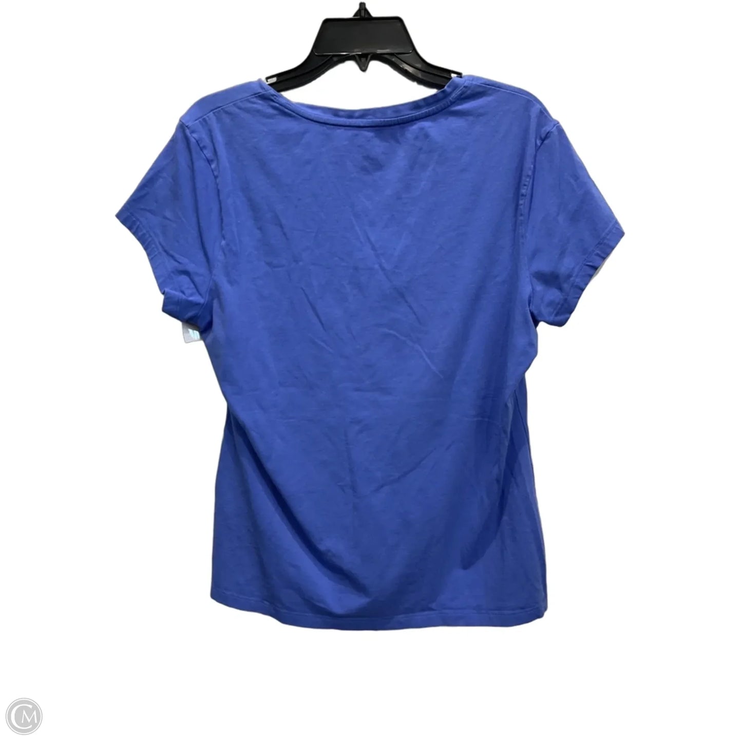 Top Short Sleeve Basic By Banana Republic In Blue, Size: Xl