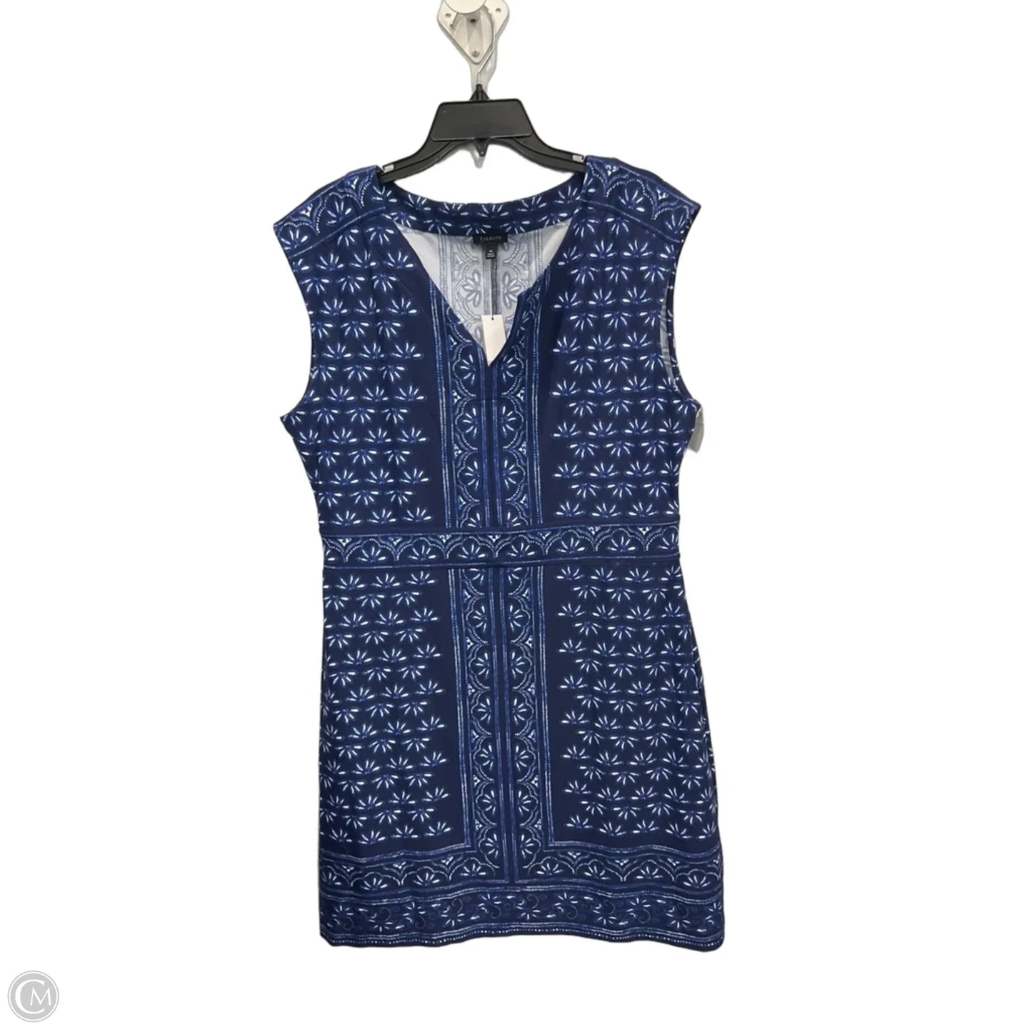 Dress Casual Midi By Talbots In Blue, Size: Xl