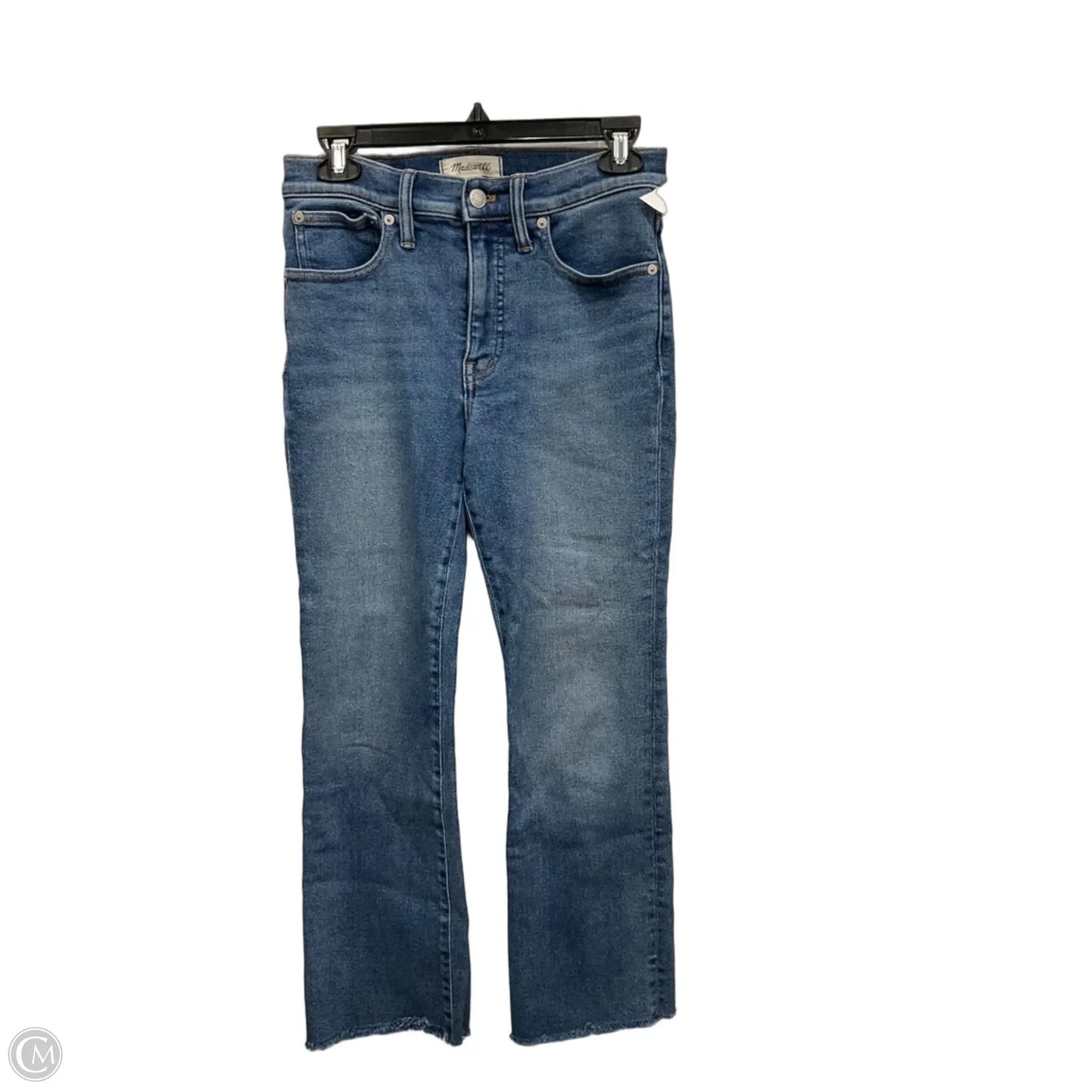 Jeans Boot Cut By Madewell In Blue Denim, Size: 4
