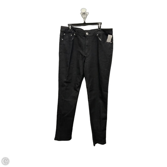 Jeans Skinny By Clothes Mentor In Black Denim, Size: 20