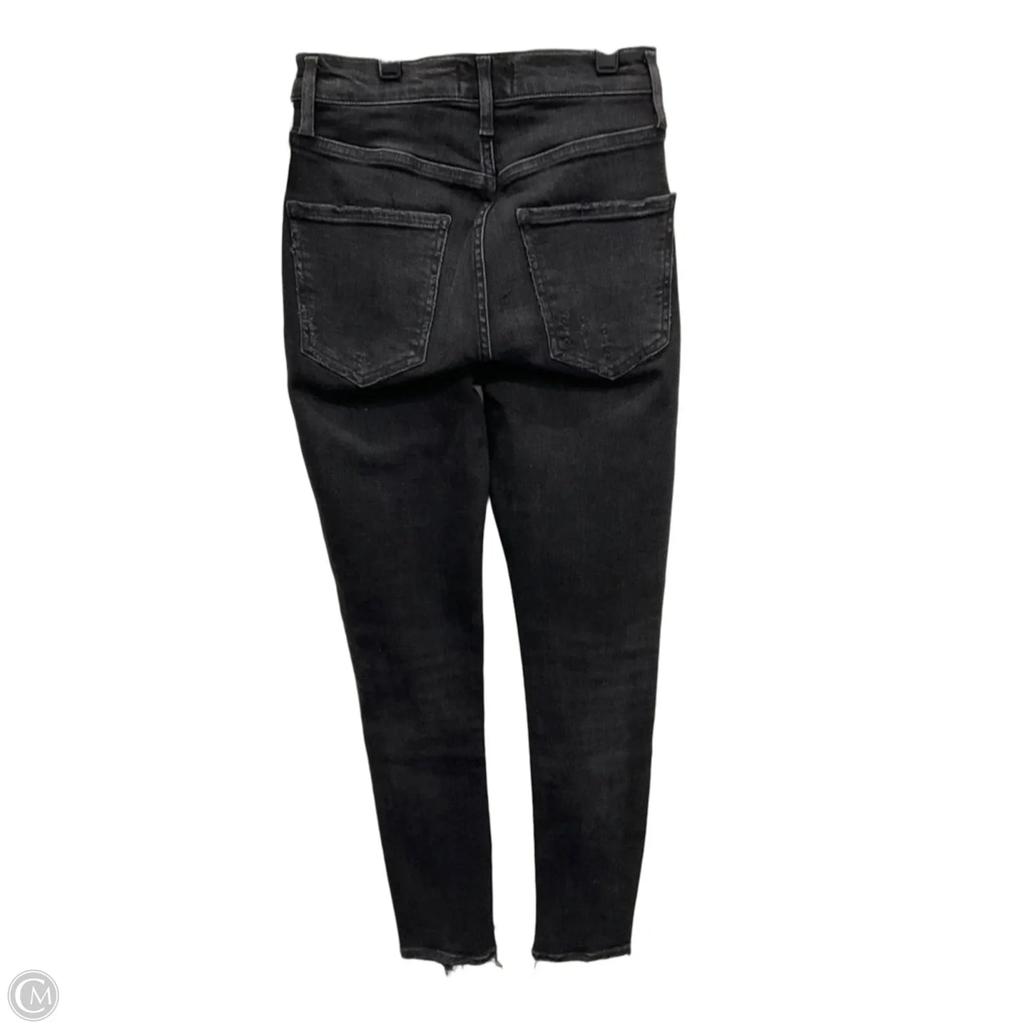 Jeans Skinny By Agolde In Black Denim, Size: 2