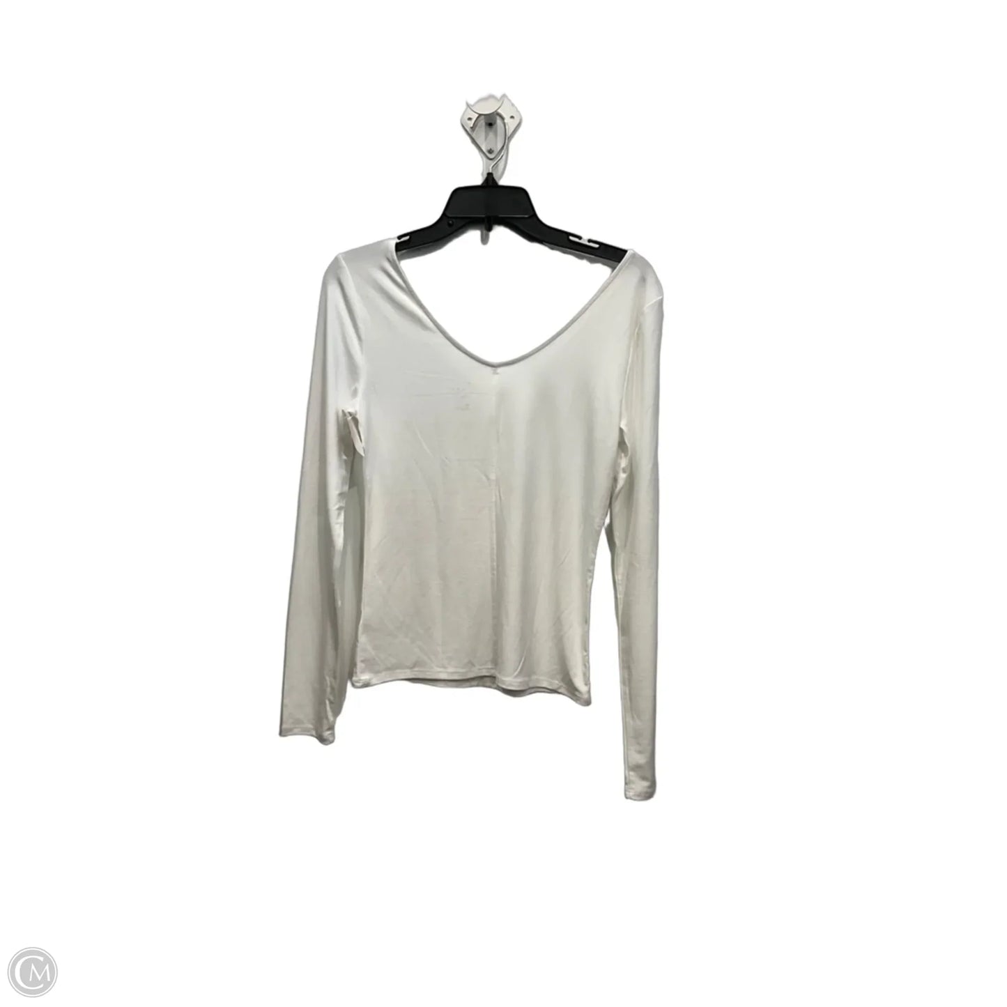 Top Long Sleeve Basic By Universal Thread In White, Size: S