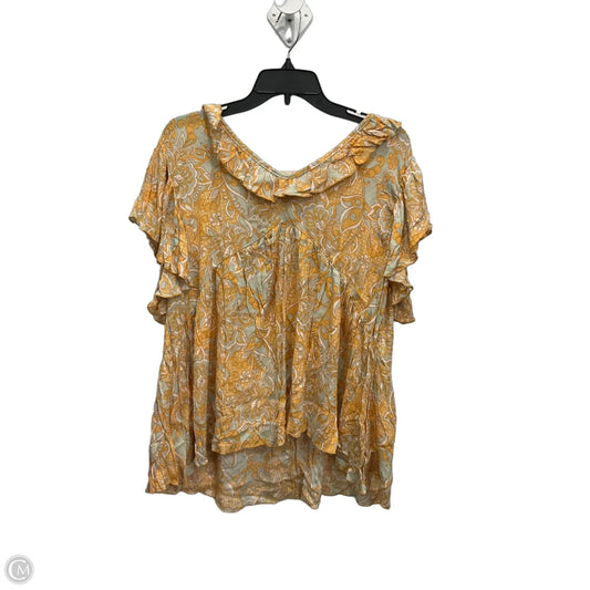 Top Short Sleeve By Clothes Mentor In Multi-colored, Size: L