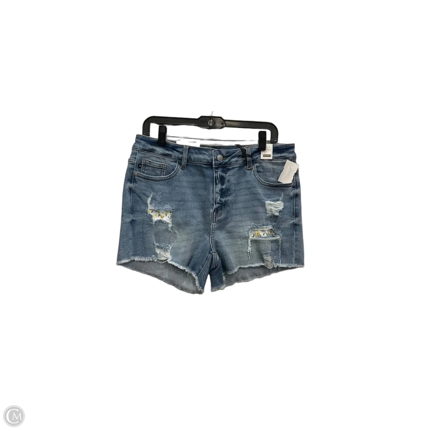 Shorts By Judy Blue In Blue Denim, Size: 16