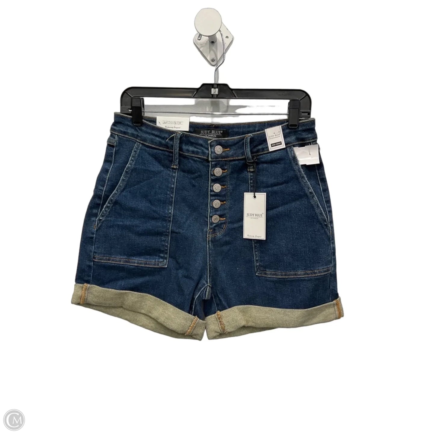 Shorts By Judy Blue In Blue Denim, Size: 12