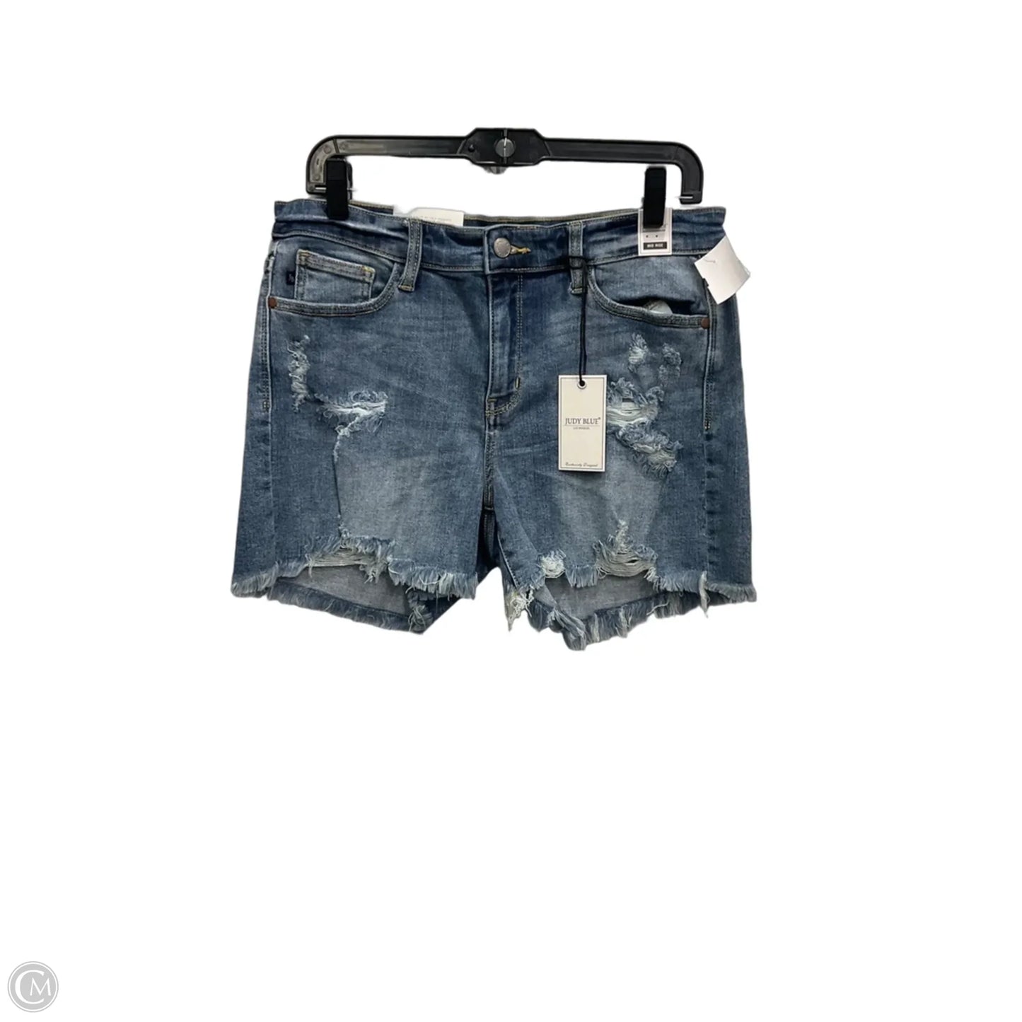 Shorts By Judy Blue In Blue Denim, Size: 12