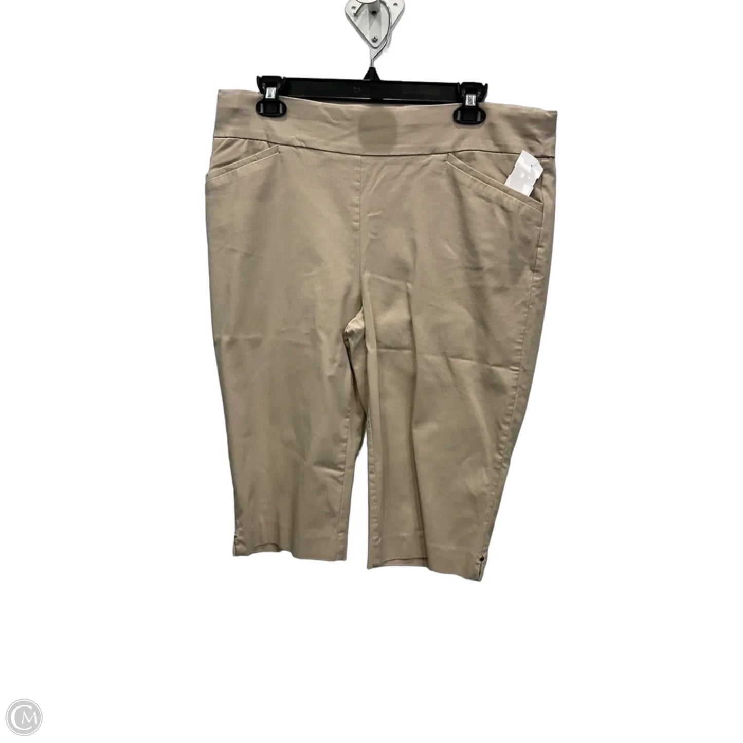 Capris By Chicos In Tan, Size: 12