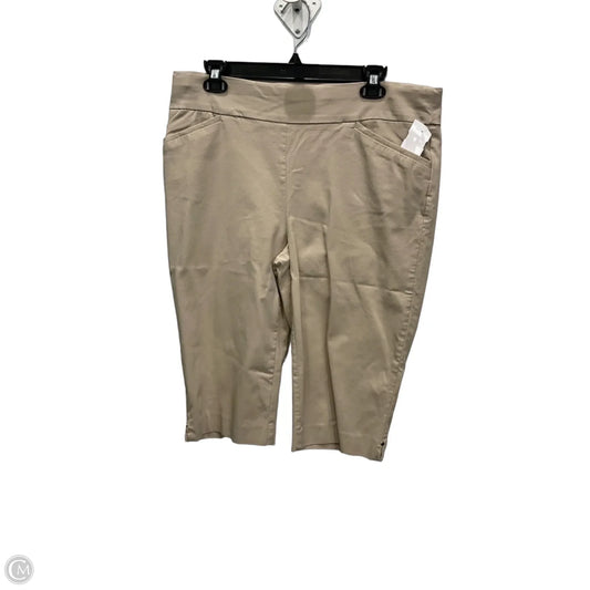 Capris By Chicos In Tan, Size: 12
