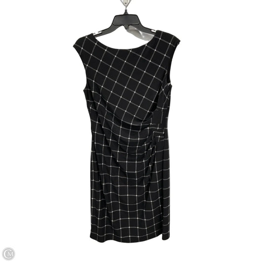 Dress Casual Midi By Lauren By Ralph Lauren In Black, Size: L