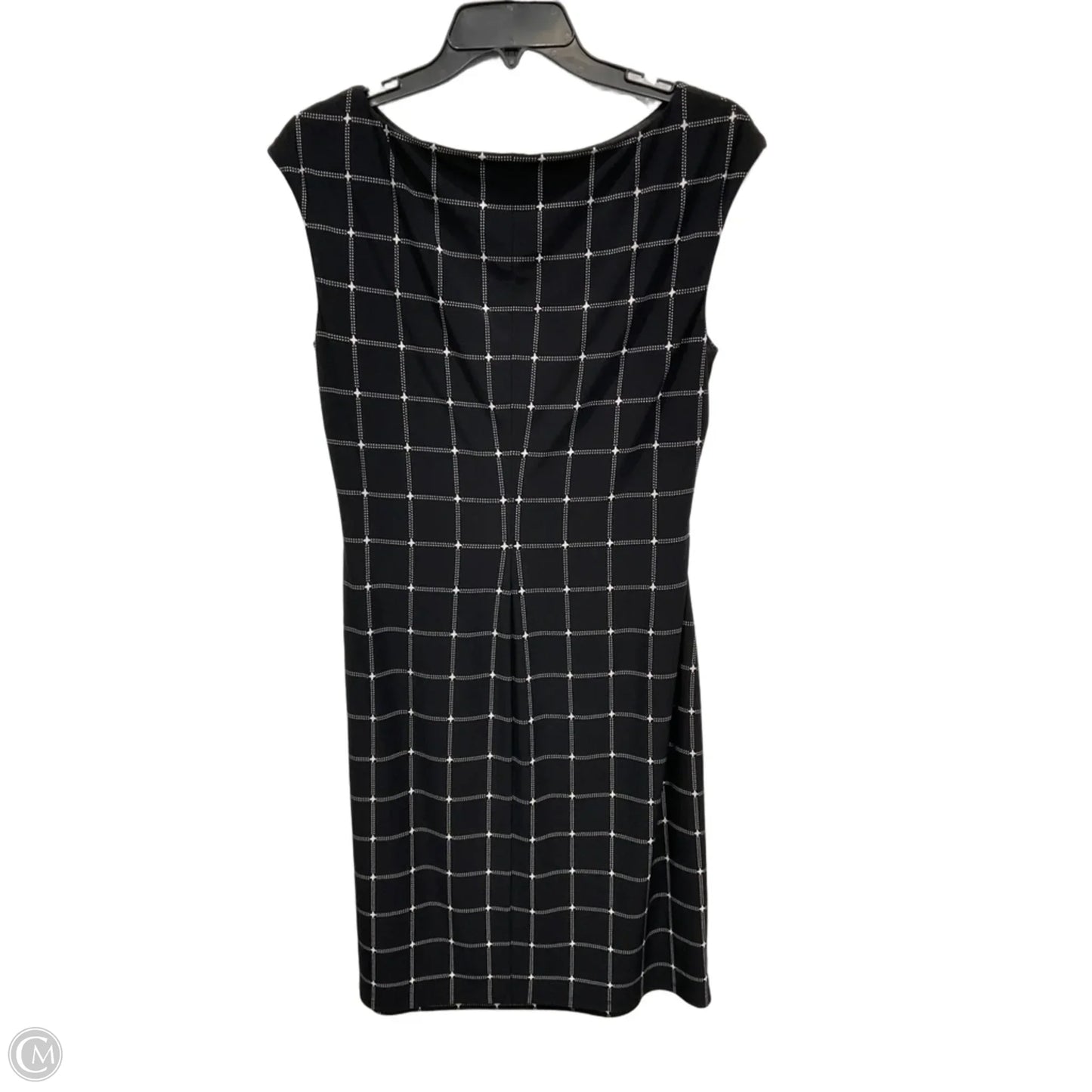 Dress Casual Midi By Lauren By Ralph Lauren In Black, Size: L