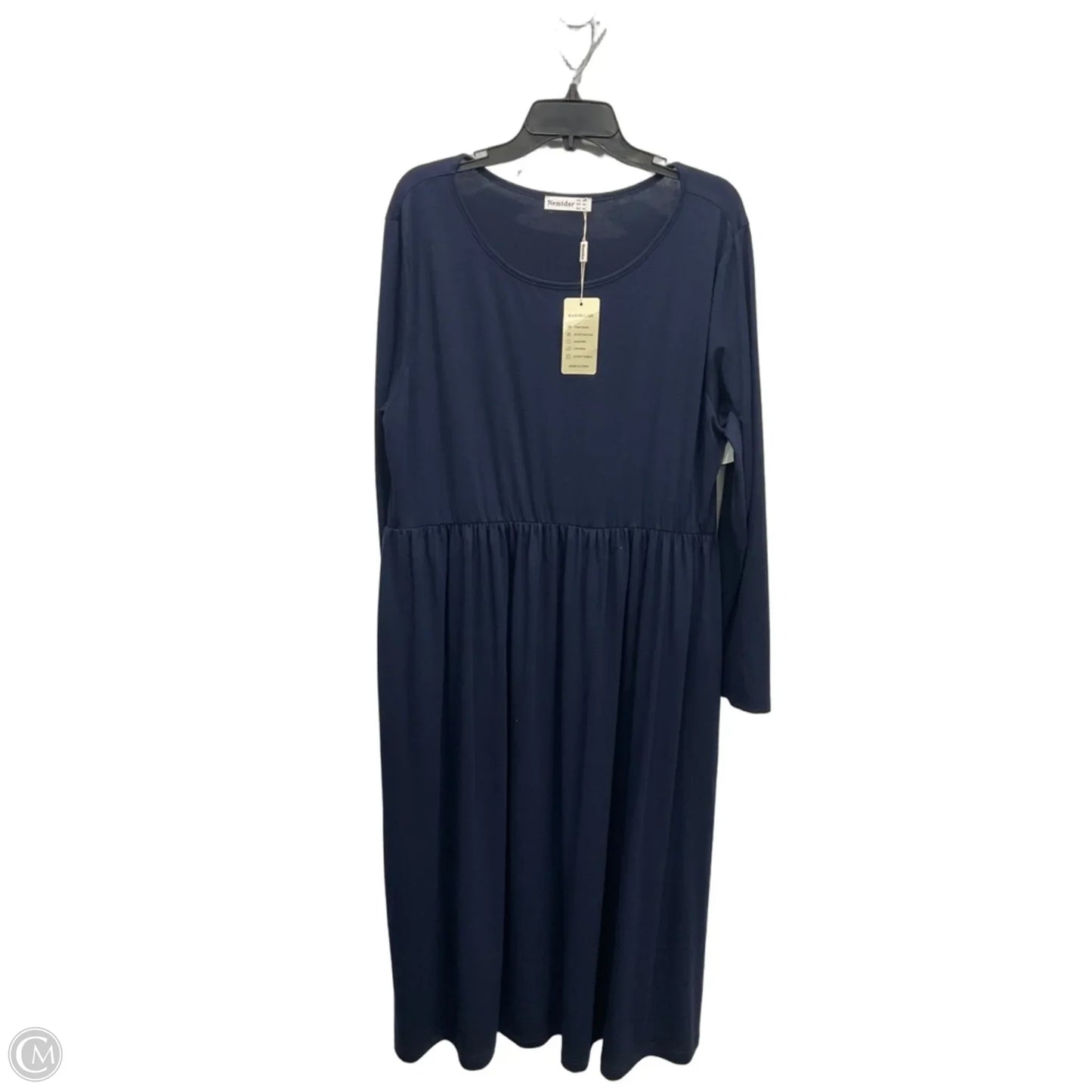 Dress Casual Maxi By Clothes Mentor In Blue, Size: 2x