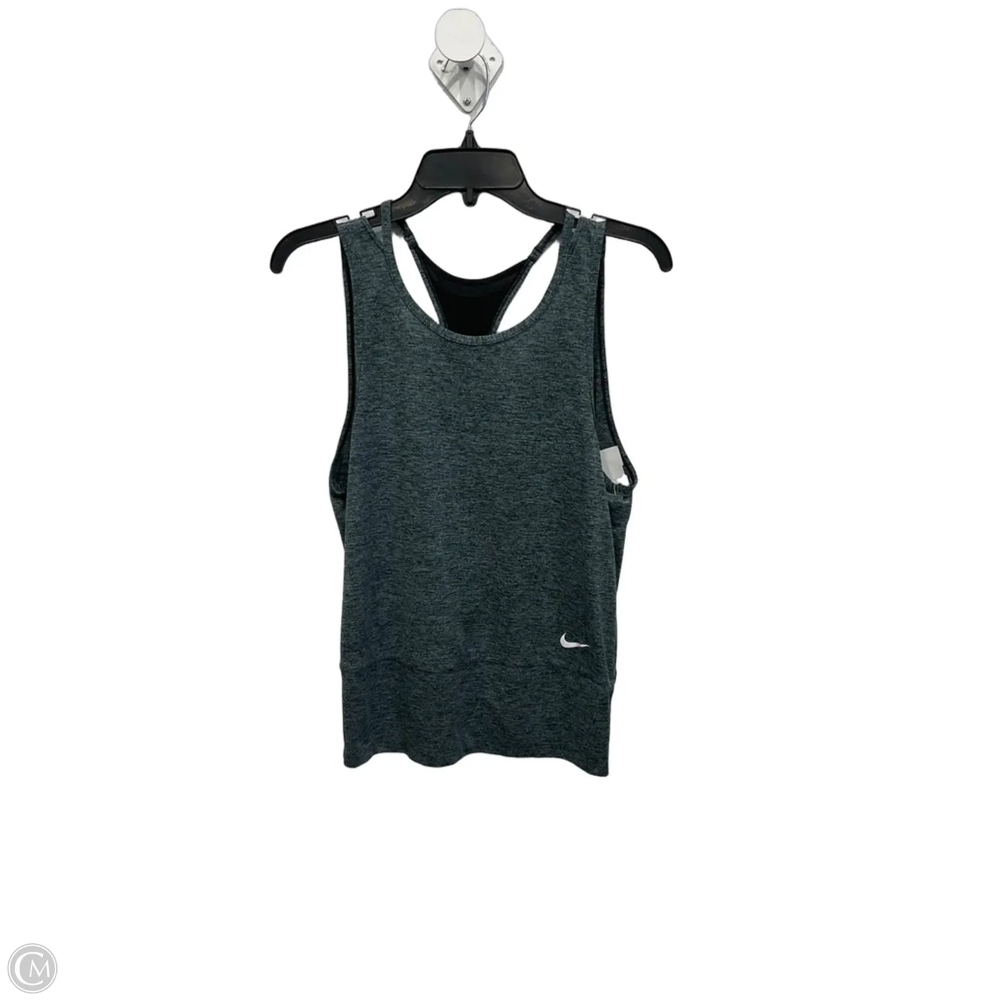 Athletic Tank Top By Nike Apparel In Grey, Size: S
