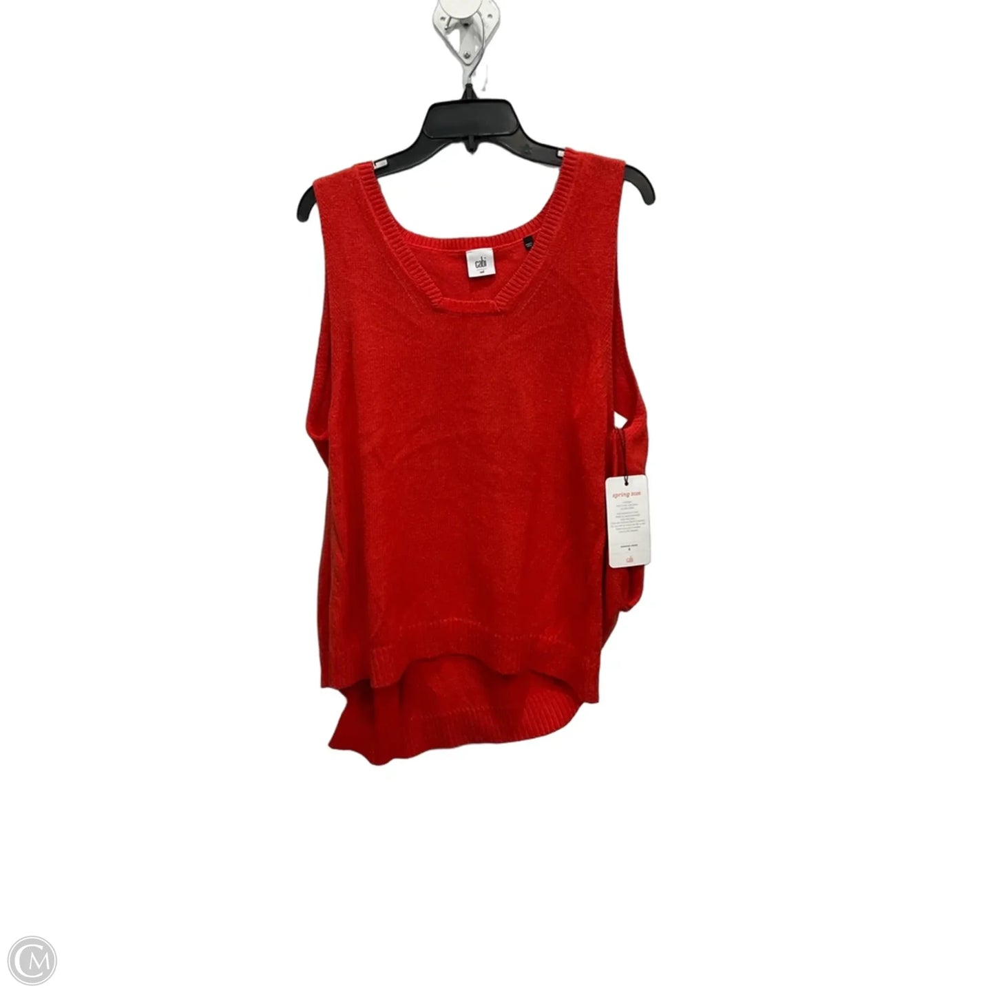 Top Sleeveless By Cabi In Orange, Size: M