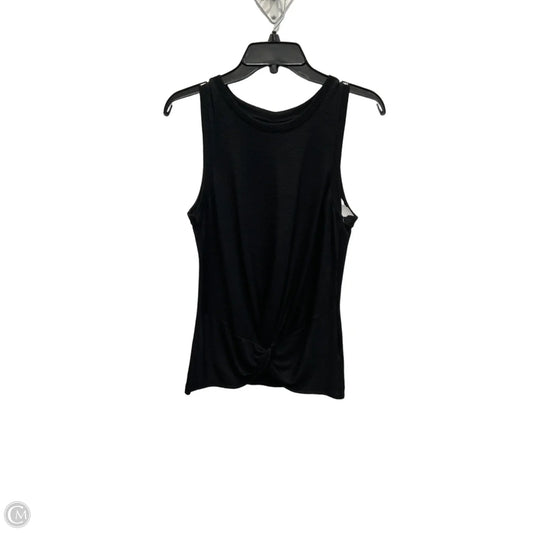 Top Sleeveless Basic By Gap In Black, Size: S