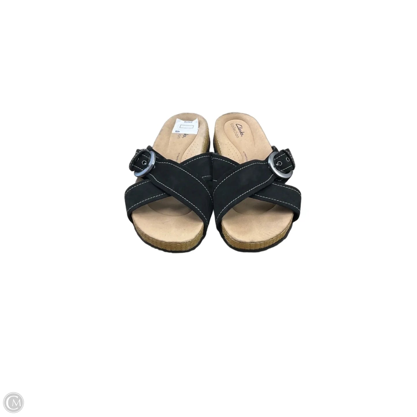 Sandals Flats By Clarks In Brown, Size: 11