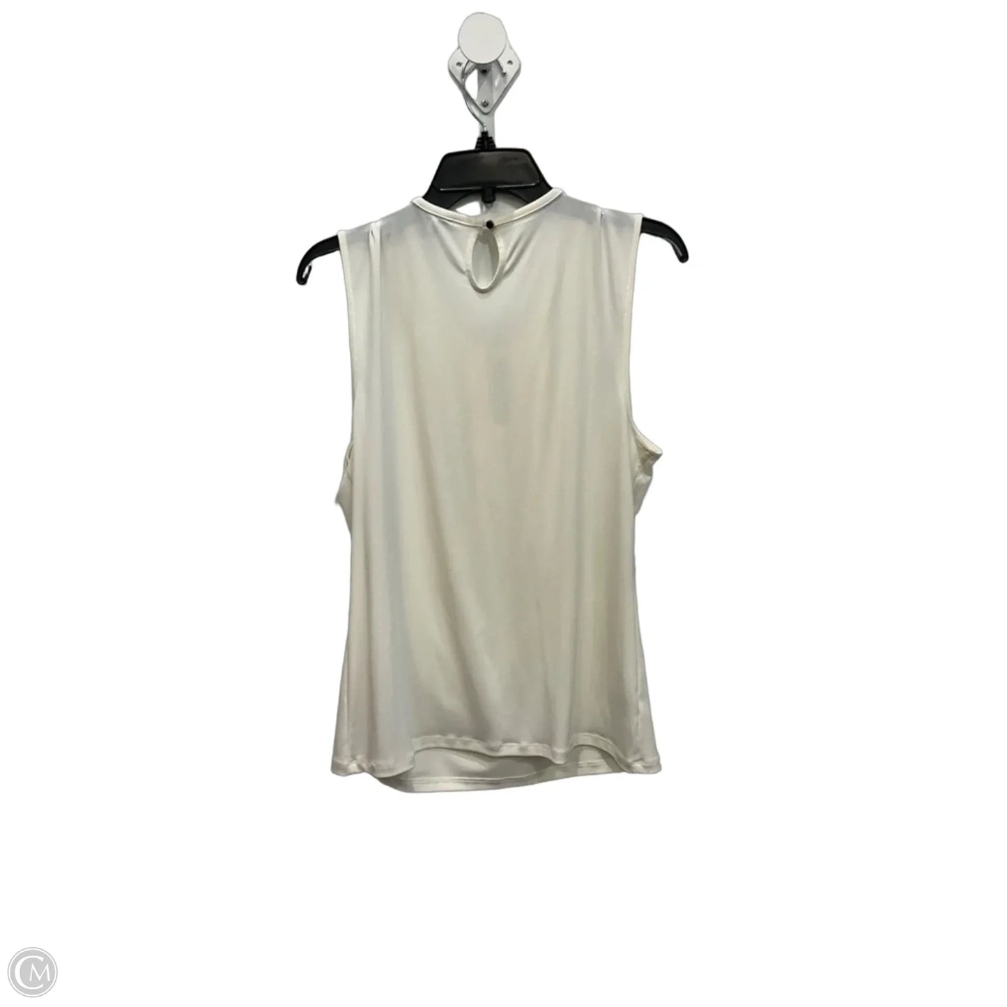 Top Sleeveless By Ann Taylor In White, Size: Lp