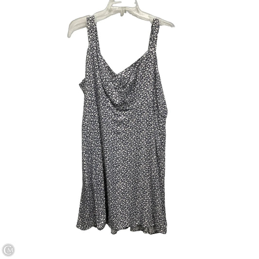 Dress Casual Short By Old Navy In Blue & White, Size: Xl