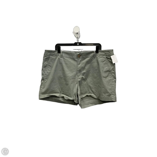 Shorts By Loft In Green, Size: 18