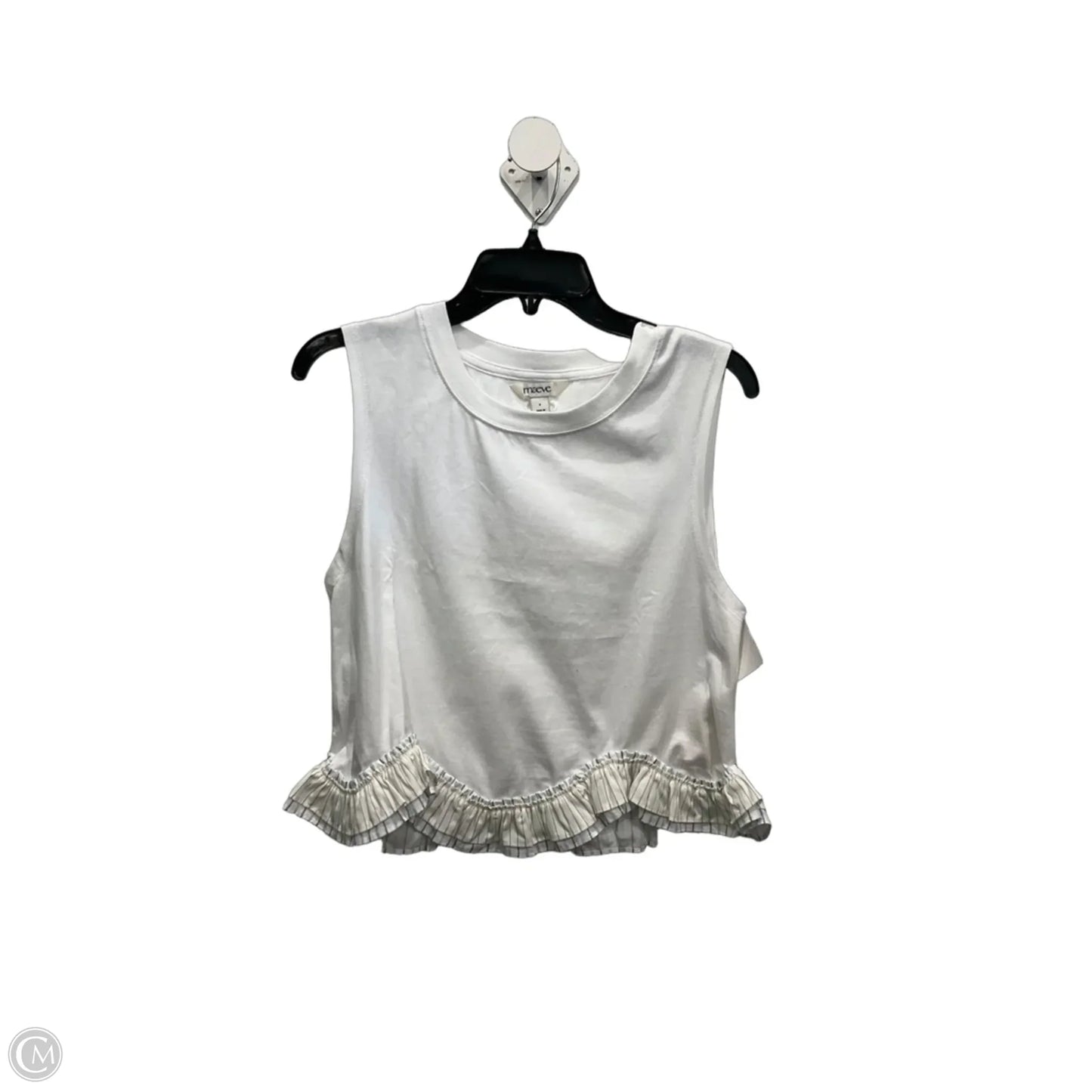 Top Sleeveless By Maeve In White, Size: S
