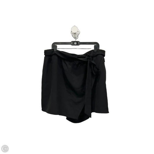 Skort By Lane Bryant In Black, Size: 22