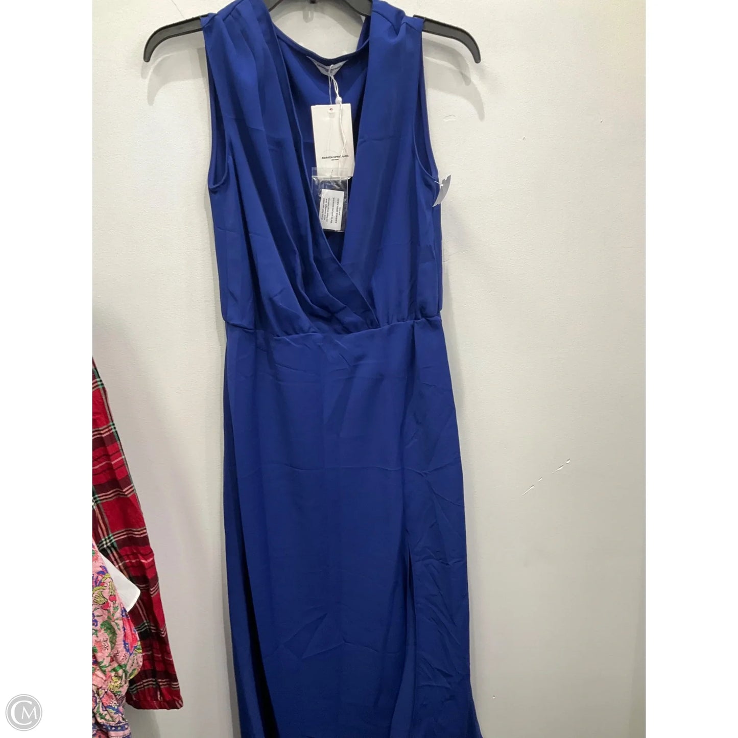 Dress Casual Midi By Amanda Uprichard In Blue, Size: M