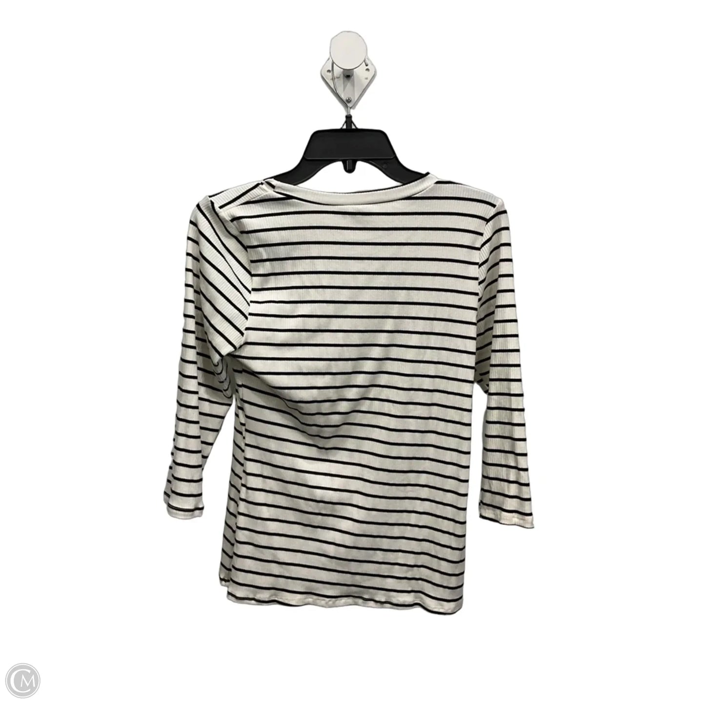 Top Long Sleeve By Green Envelope In Striped Pattern, Size: S