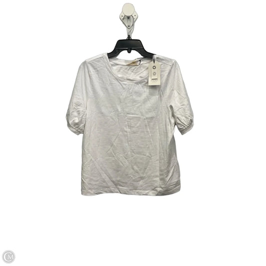 Top Short Sleeve Basic By Clothes Mentor In White, Size: M