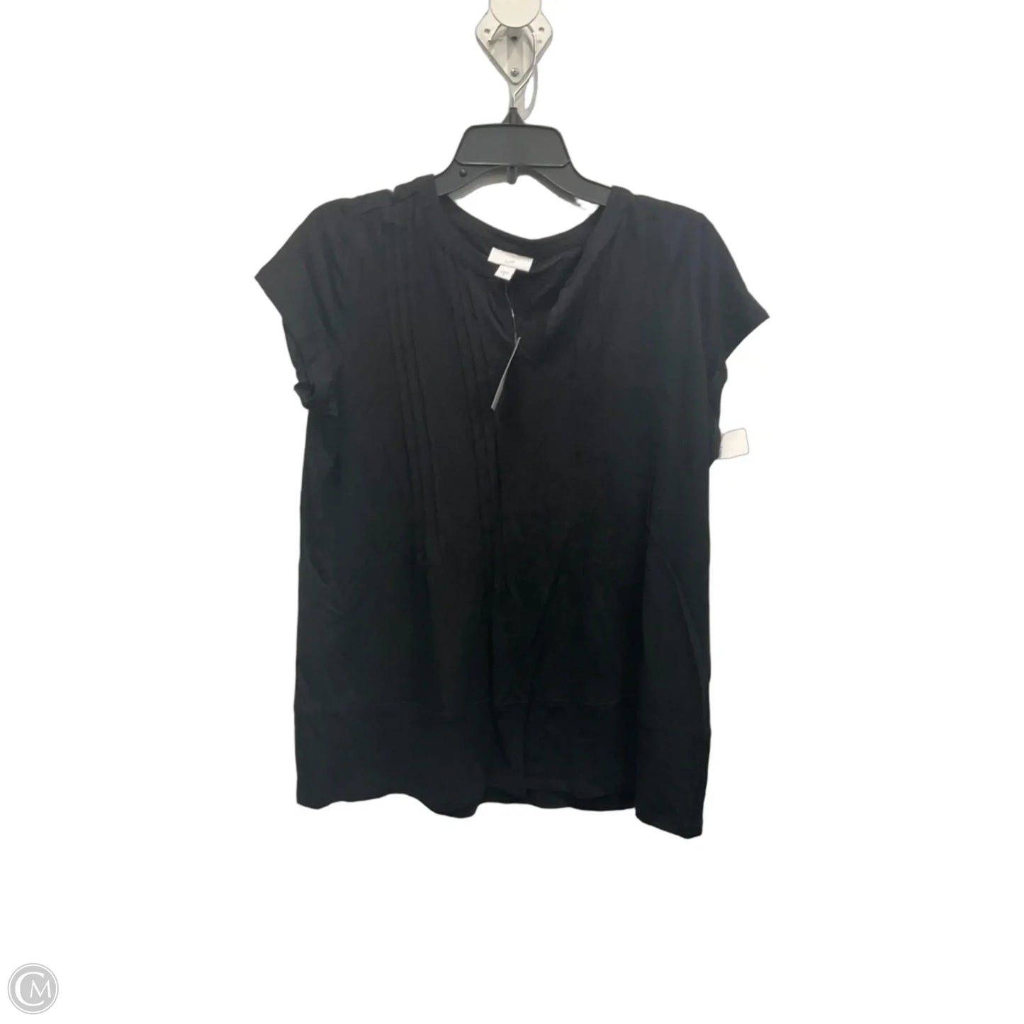 Top Short Sleeve Basic By J. Jill In Black, Size: M