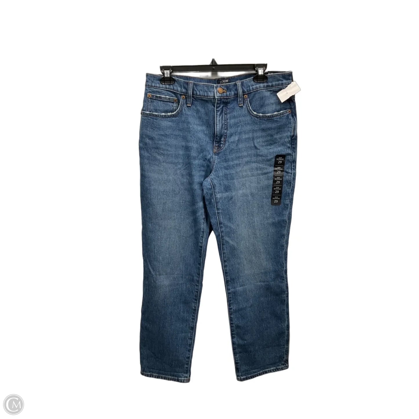 Jeans Straight By J. Crew In Blue Denim, Size: 6