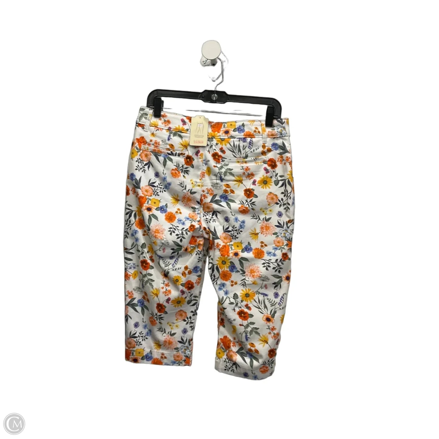 Capris By St Johns Bay In Floral Print, Size: 6p