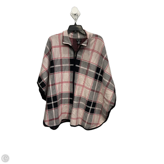 Poncho By Nicole By Nicole Miller In Plaid Pattern, Size: 1x