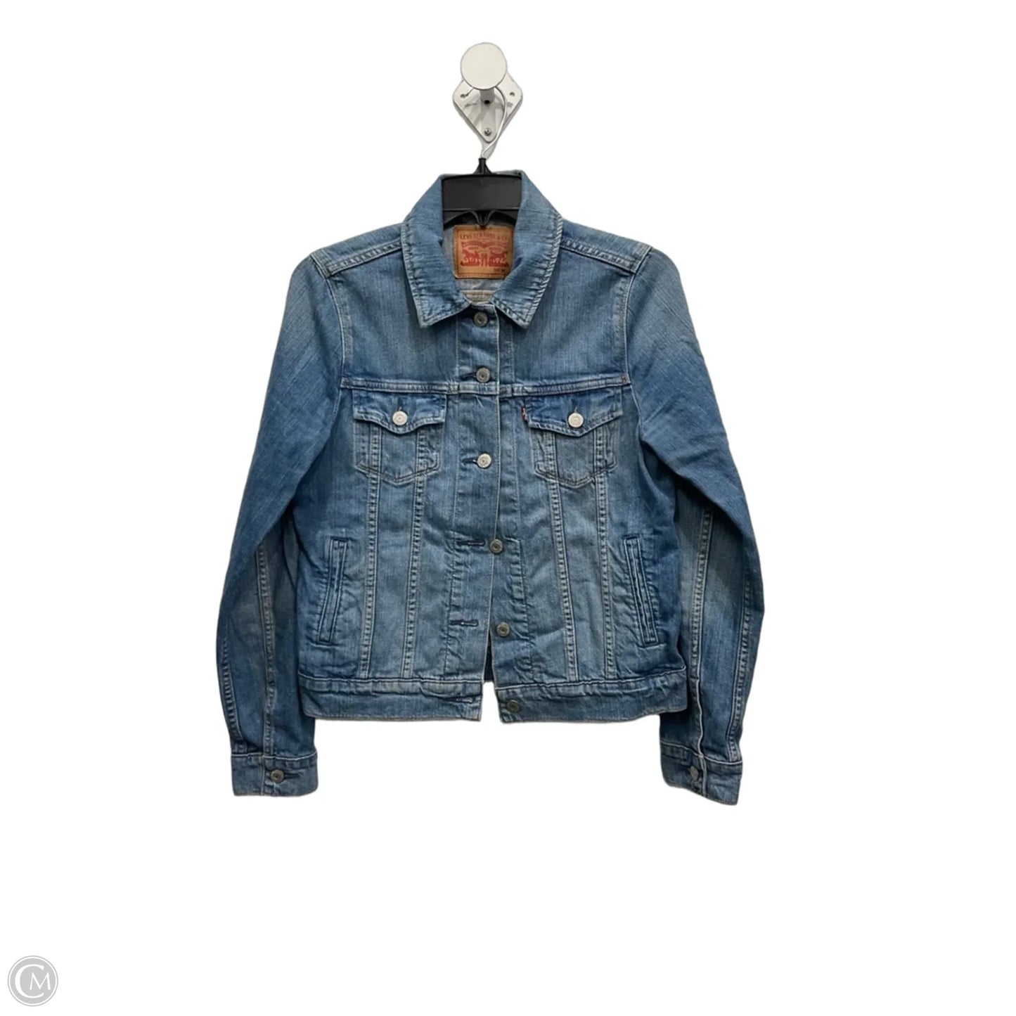 Jacket Denim By Levis In Blue Denim, Size: M