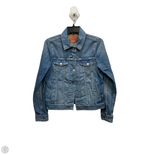 Jacket Denim By Levis In Blue Denim, Size: M