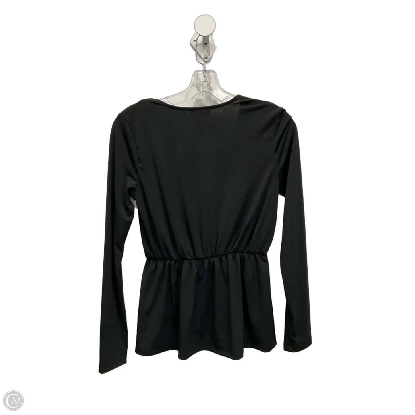Top Long Sleeve Basic By Halogen In Black, Size: Xs