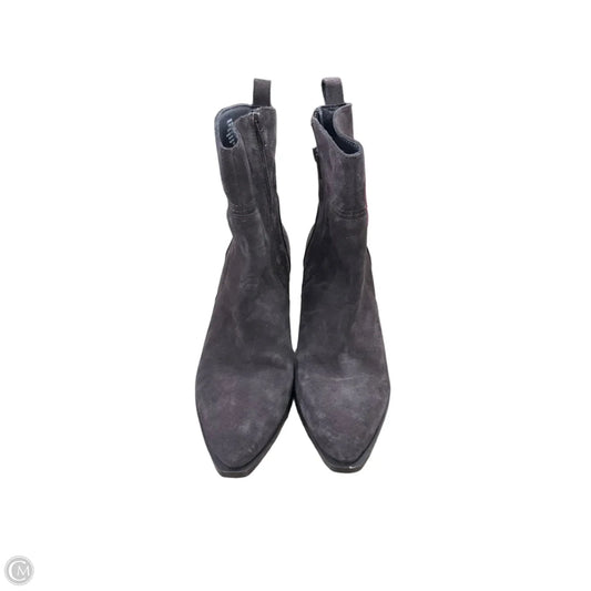 Boots Ankle Heels By Lucky Brand In Brown, Size: 7.5